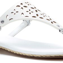 Michael Kors Darci Flat Optic White Leather