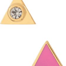 Marc by Marc Jacobs Lost & Found Mismatched Stud Earrings FUSCHIA PURPLE
