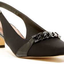 Donald J Pliner Selina Slingback Kitten Heel Pump BLACK