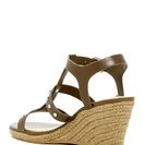 Incaltaminte Femei Via Spiga Indya Studded Wedge Sandal DARKOLIVE