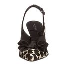 Incaltaminte Femei Michael Kors Mae Runway BlackWhite Cheetah Hair CalfPatentGrosgrain