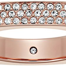 Michael Kors Brilliance Pave Ring Rose Gold/Clear