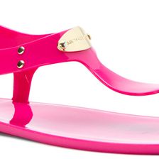 Michael Kors MK Plate Jelly Sandal Raspberry