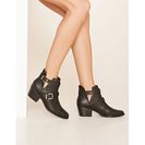 Incaltaminte Femei Forever21 Buckled Ankle Booties Black