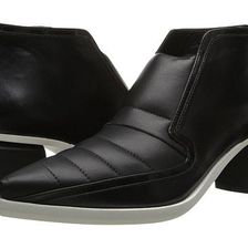 Incaltaminte Femei McQ Liv Back Zip Bootie Black Kid Nappa Baby Ca