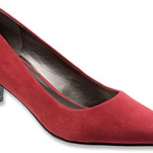 Trotters Paulina Red Kid Suede