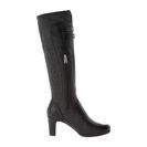 Incaltaminte Femei Rockport Total Motion 75mm 2 Strap Tall Boot w Goring Black Smooth Leather