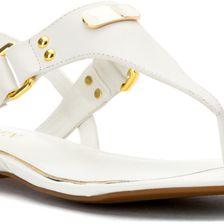 Ralph Lauren Valinda RL White Burnished Vachetta