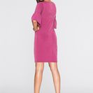 Rochie din jerse cu mâneci tip clopot 