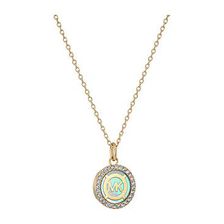 Bijuterii Femei Michael Kors Mother-of-Pearl Monogram Necklace GoldMother-of-Pearl