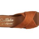 Incaltaminte Femei Callisto of California Cinamon Wedge Sandal Cognac