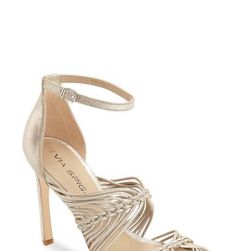 Incaltaminte Femei Via Spiga Dorian Ankle Strap Sandal PLATINUM