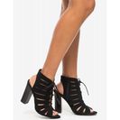 Incaltaminte Femei CheapChic Stash-20v Livin On The Edge Bootie Black
