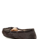 Incaltaminte Femei Minnetonka Junior Trapper Moccasin Faux Fur Lined Slipper CHARCOAL