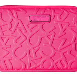 Marc by Marc Jacobs Scrambled Logo Neoprene Tech Mini Tablet Case Knockout Pink