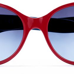 Ralph Lauren Cat Eye Spectator Sunglasses Red