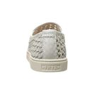 Incaltaminte Femei Frye Gemma Slip Woven White Woven Suede