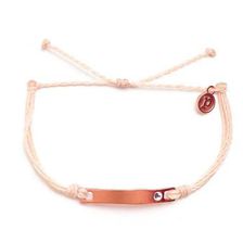 Accesorii Femei Pura Vida Rose Gold Crystal Flat Bar Vanilla Multicolor