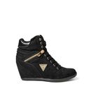 Incaltaminte Femei GUESS Haya Wedge Sneakers black multi fabric