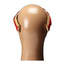 Accesorii Femei San Diego Hat Company WSV0005 4 Inch Brim Straw Clip On Visor with Bow Red