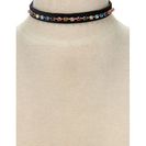 Bijuterii Femei Forever21 Velvet Rhinestone Choker Goldblack