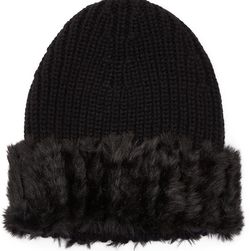 Ralph Lauren Faux Fur Black