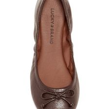 Incaltaminte Femei Lucky Brand Eadda Flat - Wide Width Available TOBACCO