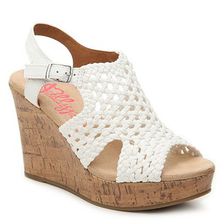 Incaltaminte Femei Jellypop Mosaic Wedge Sandal White