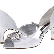 Incaltaminte Femei Nina Crystah Silver Satin