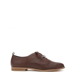 Incaltaminte Femei Forever21 Faux Leather Oxfords Dark brown