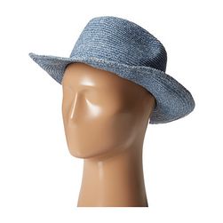 Accesorii Femei BCBGMAXAZRIA Frayed Cowboy Hat Blue Depth