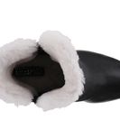 Incaltaminte Femei Michael Kors Whitaker Wedge Boot Black Tumbled LeatherReal Shearling