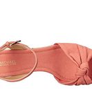 Incaltaminte Femei Michael Kors Maxwell Mid Wedge Pink Grapefruit Small Weave CanvasNappa