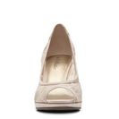 Incaltaminte Femei Kelly Katie Doreen Glitter Lace Platform Pump Taupe Glitter