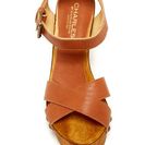 Incaltaminte Femei Charles by Charles David Munich Strap Wedge Sandal CAMEL-LE