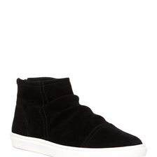 Incaltaminte Femei Steve Madden Russo Suede High-Top Sneaker BLACK SUEDE