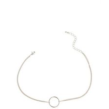 Bijuterii Femei CheapChic What Goes Around Pendant Choker Silver