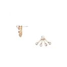 Bijuterii Femei Forever21 Faux Pearl Ear Jackets Goldclear