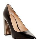 Incaltaminte Femei Pour La Victoire Celina Block Heel Pump BLACK LEATHER