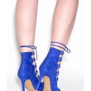 Incaltaminte Femei CheapChic Save The Last Dance Lace-up Heels Blue