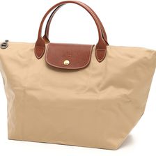 Longchamp Medium Le Pliage Handbag BEIGE