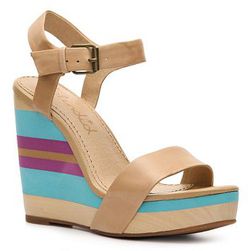 Incaltaminte Femei Splendid Kikka Wedge Sandal Tan