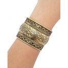 Bijuterii Femei Forever21 Etched Floral Cuff Antique gold