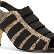 Walking Cradles Charli Taupe/Gold Lizard Print