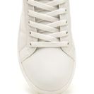 Incaltaminte Femei CheapChic Courtside Faux Leather Contrast Sneakers Whitesilver