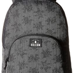 Volcom Schoolyard Poly Backpack Black On Black