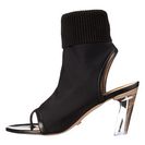Incaltaminte Femei Viktor Rolf Open Toe Lycra Bootie Black