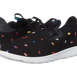 Incaltaminte Femei Native Shoes Embroidered Apollo Moc Chipped Jiffy BlackShell White Rubber