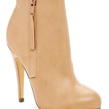 Incaltaminte Femei Michael Antonio Fanx Heeled Bootie Natural