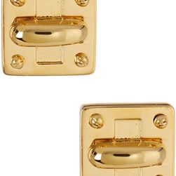 Marc by Marc Jacobs Tiny Turn Lock Stud Earrings ORO